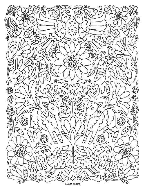 Coloring Coloring antistress. Category coloring antistress. Tags:  patterns, shapes, stress relief, flowers.