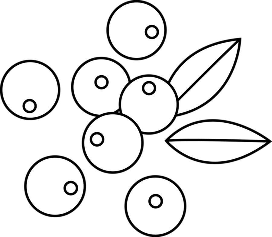 Coloring Figure berries. Category berries. Tags:  berries.