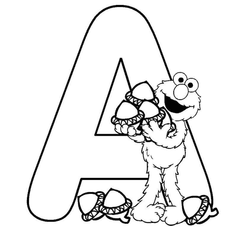 Coloring Alphabet, letters. Category the alphabet. Tags:  The alphabet, letters.