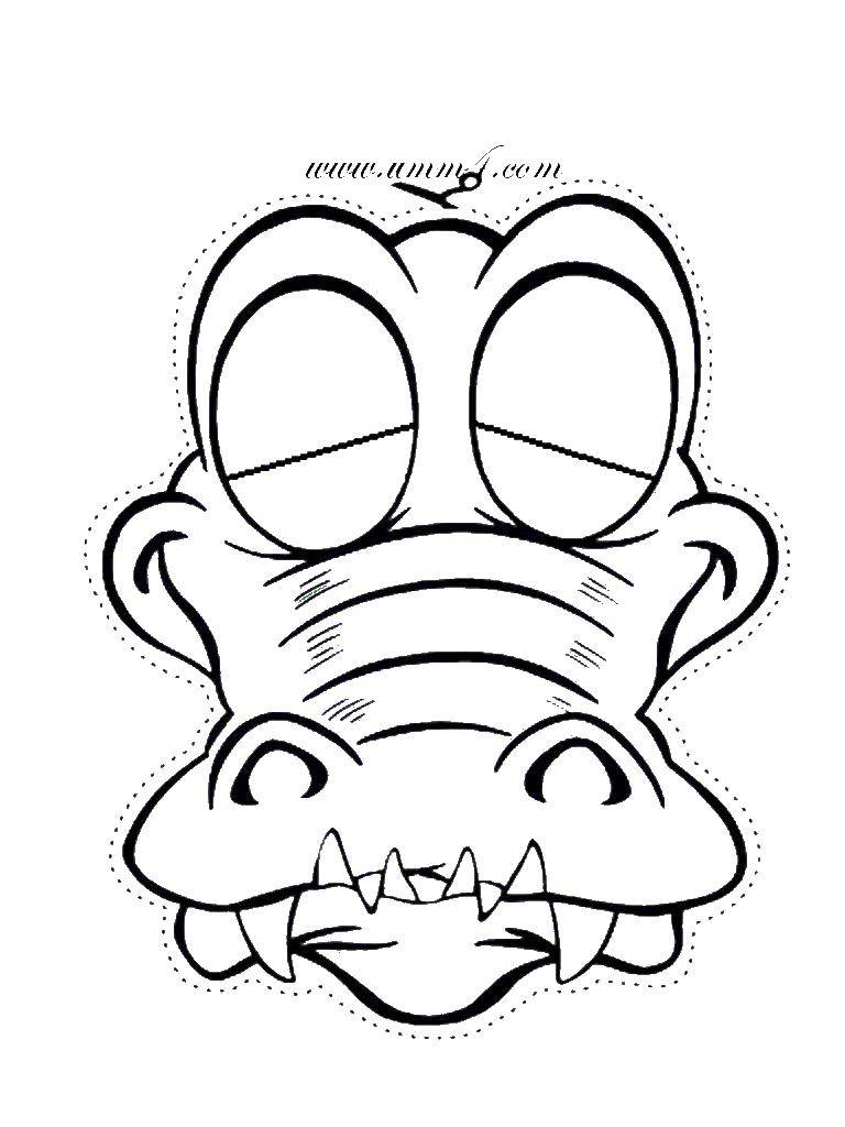 Online Coloring Pages Masks Coloring Download And Print Free 