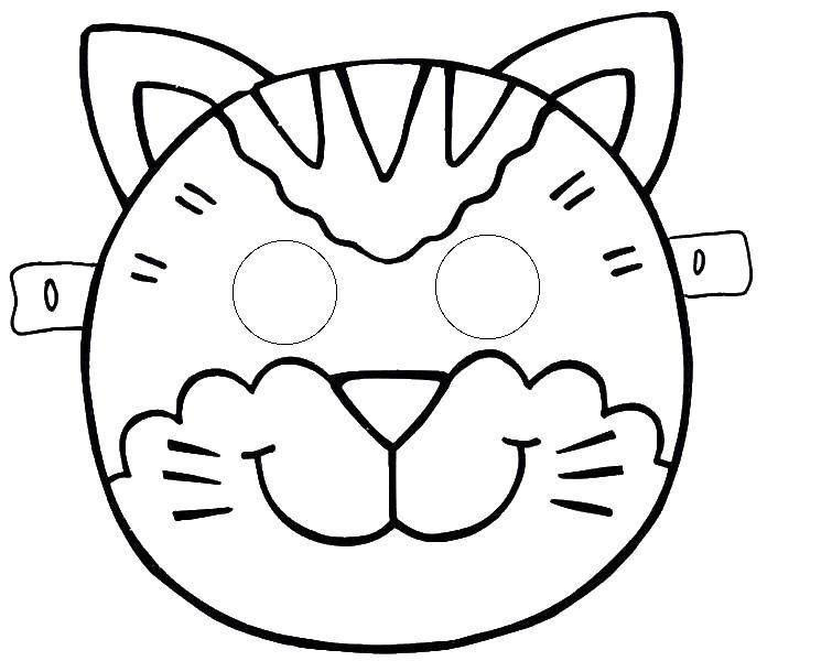 Tiger Mask Printable Coloring Pages