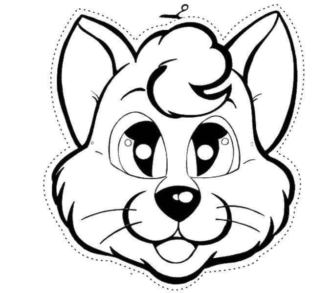 Online coloring pages Masks, Coloring Download and print free.
