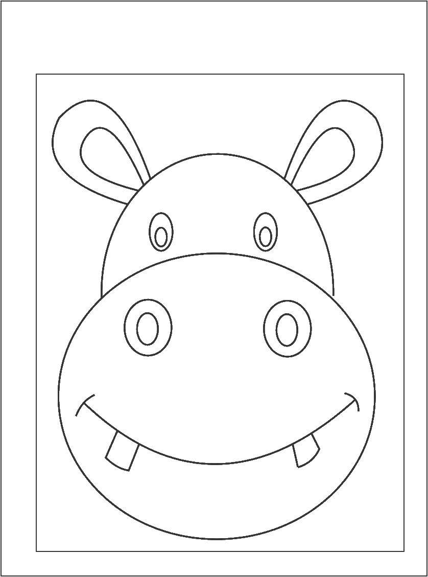 Coloring Hippo. Category Animals. Tags:  Hippo.