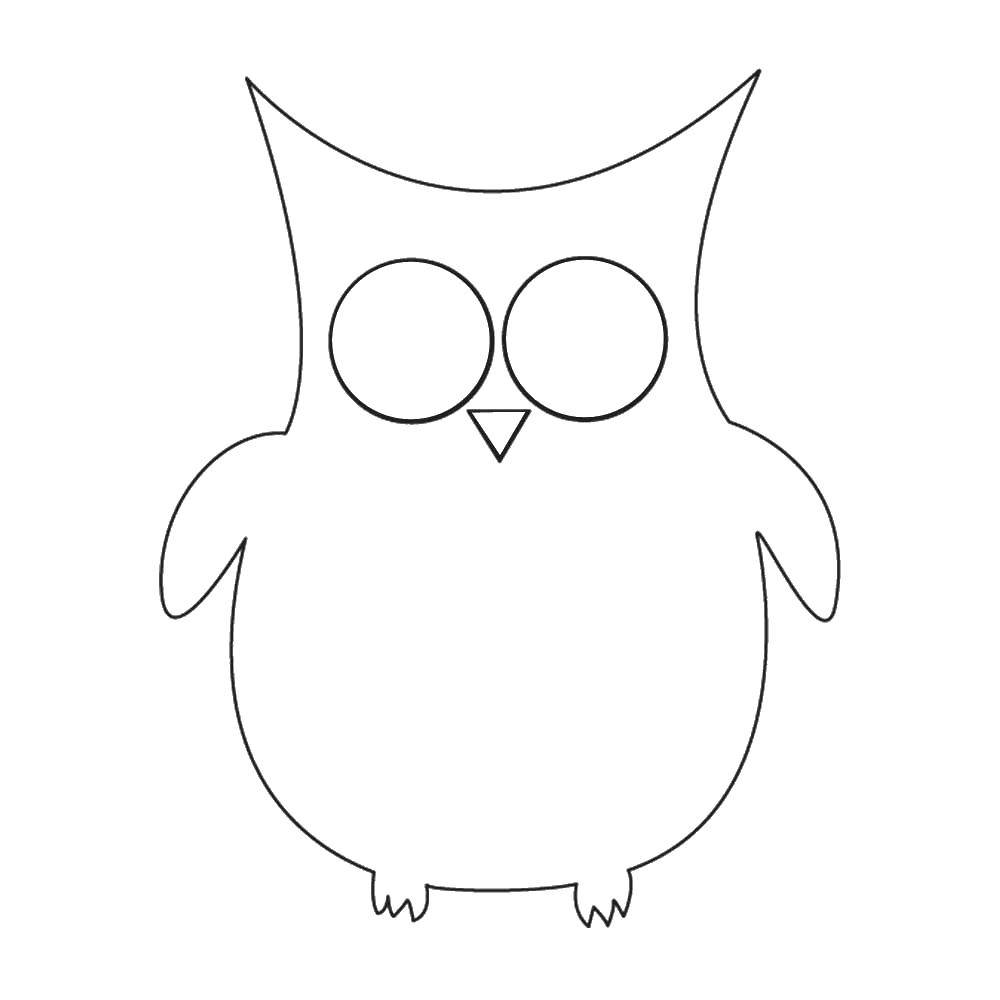 Coloring Doris sovushka. Category Coloring pages for kids. Tags:  Owl.