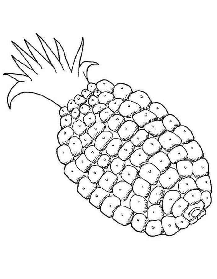 Coloring Pineapple. Category berries. Tags:  pineapple.