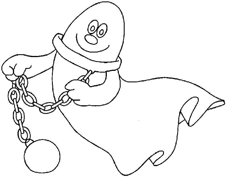 Coloring Ghost. Category Halloween. Tags:  ghosts, Halloween.