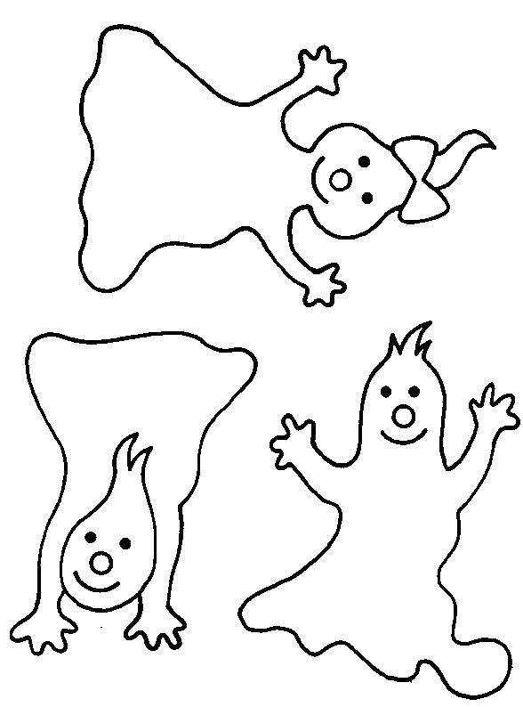 Coloring Ghosts. Category Halloween. Tags:  ghosts, Halloween.