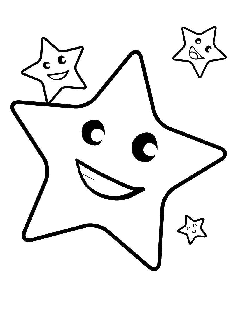 Coloring Star. Category shapes. Tags:  star.