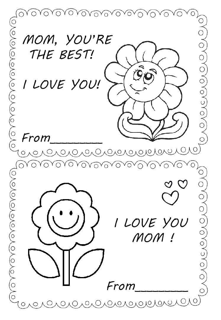 Coloring Flower. Category English. Tags:  alphabet, English.