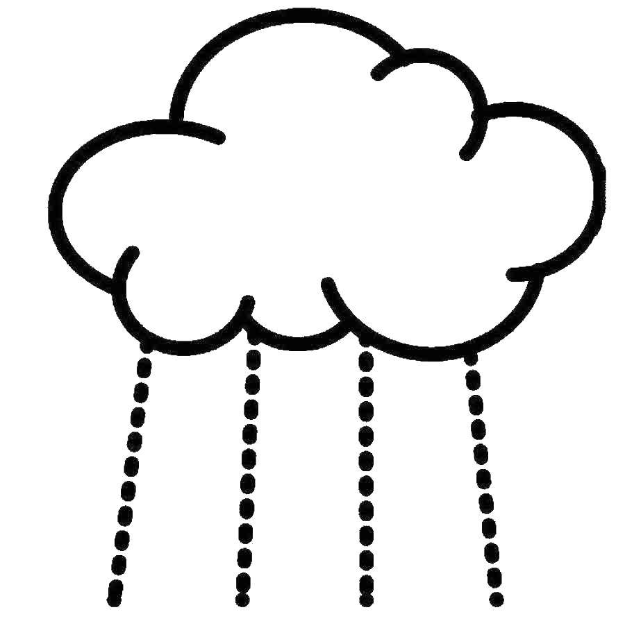 Coloring Cloud. Category Coloring pages for kids. Tags:  Cloud.