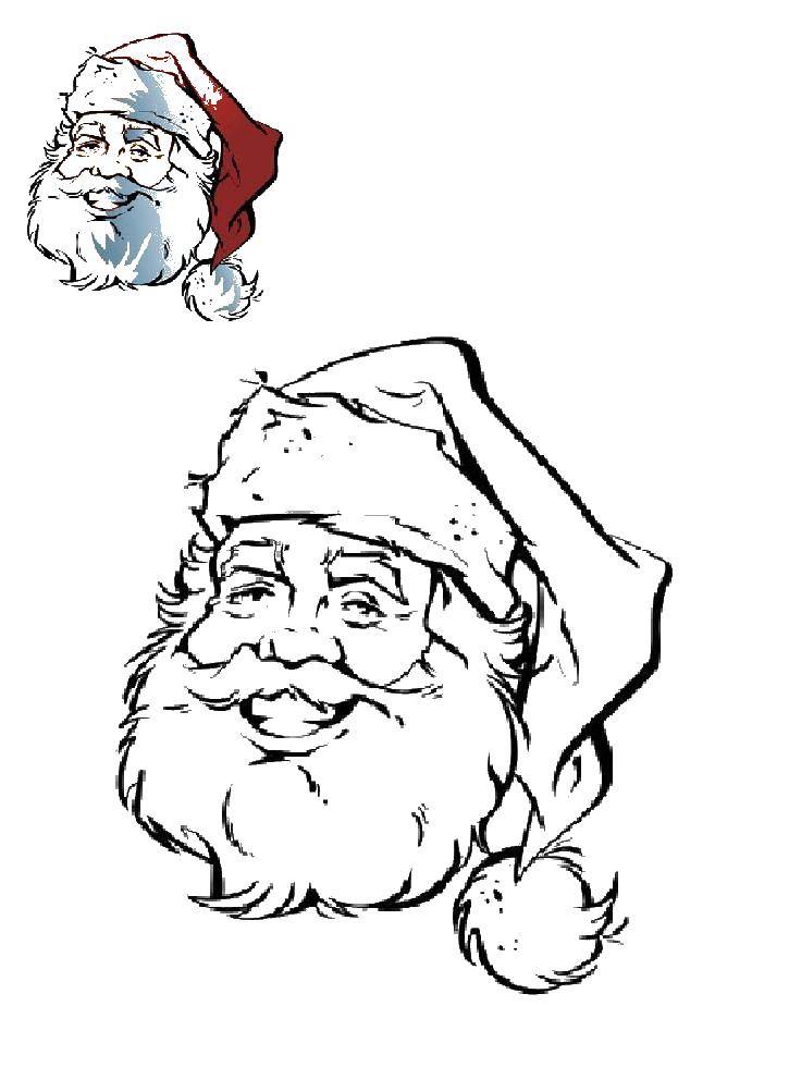 Coloring Santa Claus. Category new year. Tags:  Santa Claus.