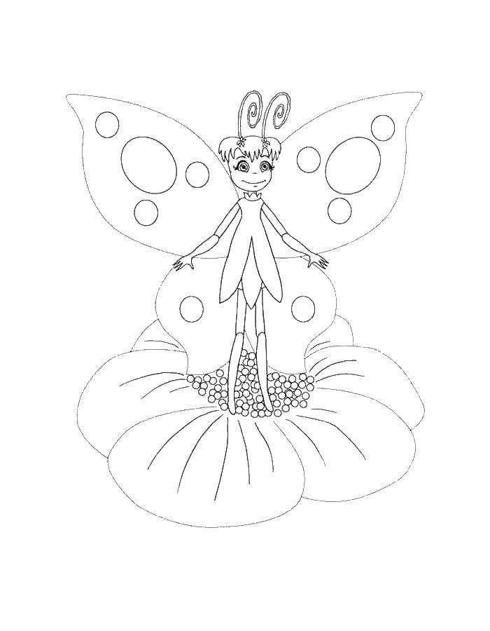 Coloring Butterfly friend Luntik. Category The game and have fun. Tags:  Lunatic, Pretty, Kuzma.