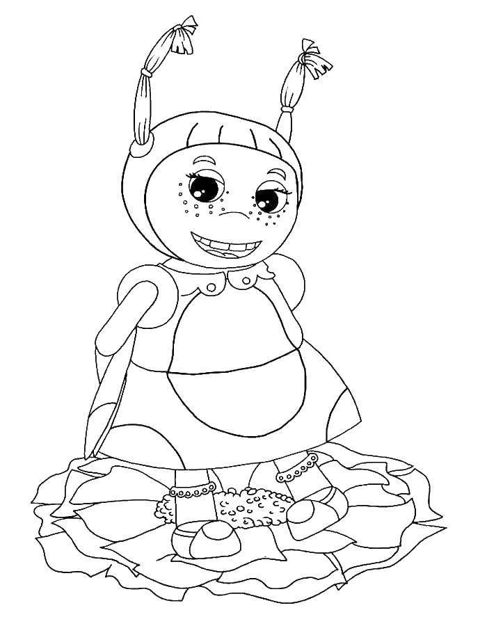 Coloring Ladybug Mila. Category The game and have fun. Tags:  Lunatic, Pretty, Kuzma.