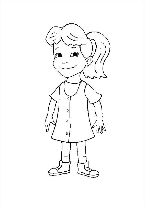 Coloring Emmy. Category cartoons. Tags:  dragon Cassie, Emmy.