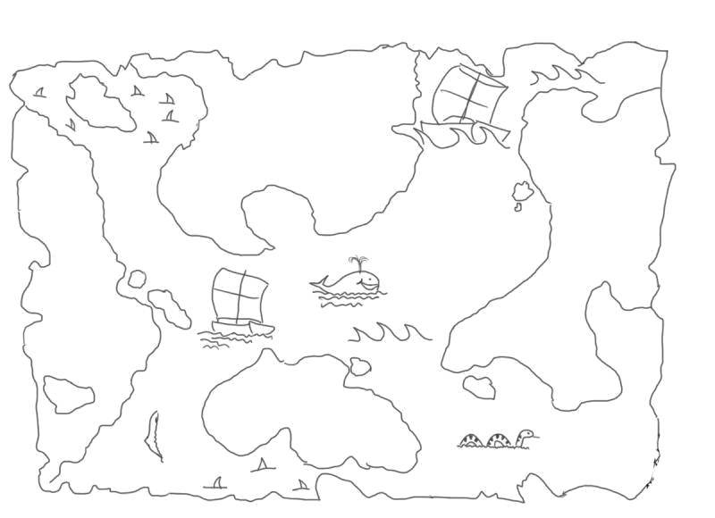 Название: Раскраска Карта. Категория: Для подростков. Теги: Карта, мир.