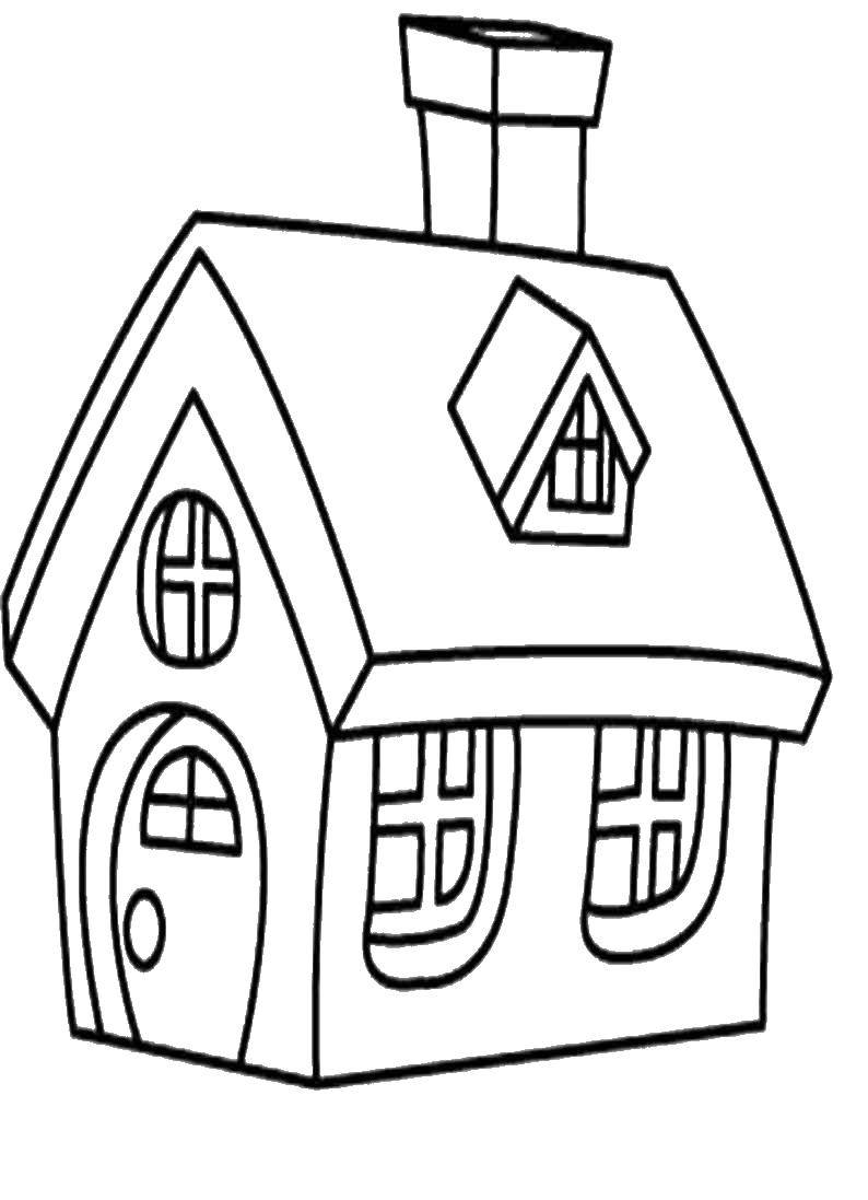 Опис: розмальовки  Будиночок. Категорія: будинку. Теги:  будинок.