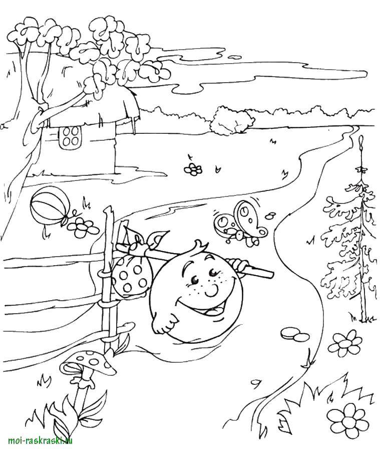 Coloring The gingerbread man runs away from grandparents. Category Fairy tales. Tags:  gingerbread man , Fox.