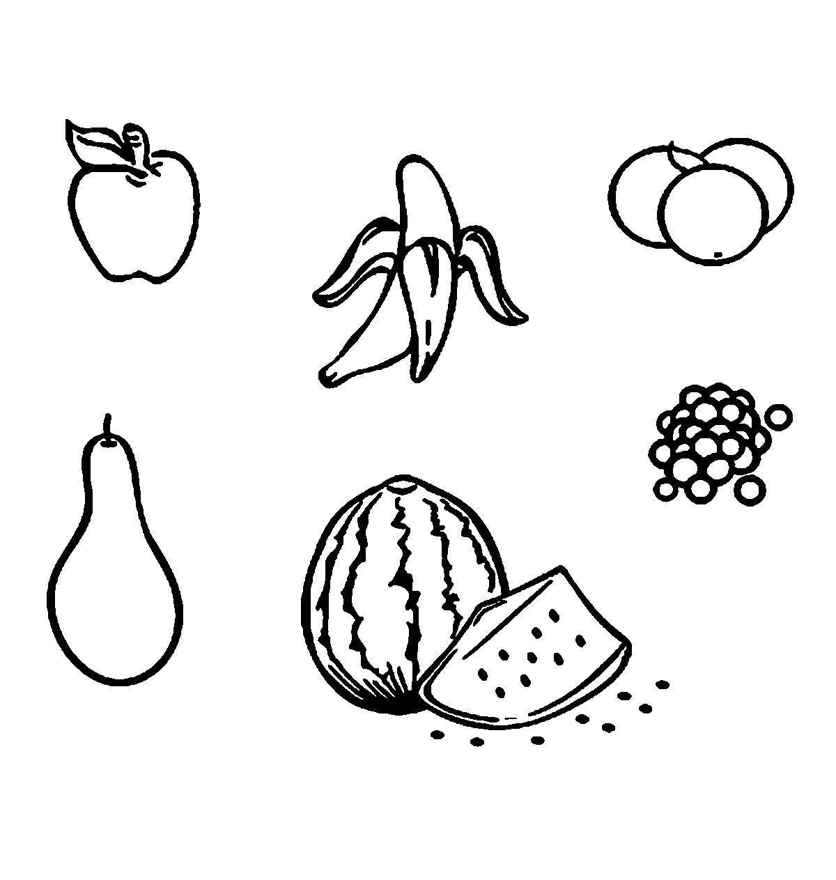 Coloring Fruit. Category berries. Tags:  fruits, berries.