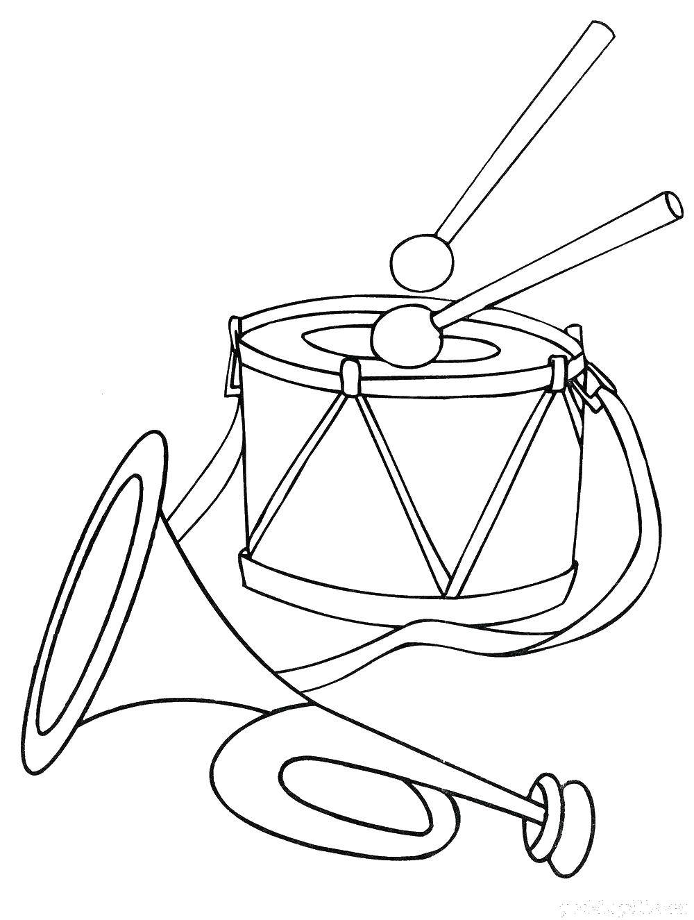Coloring Musical instruments. Category musical instruments . Tags:  musical instruments .