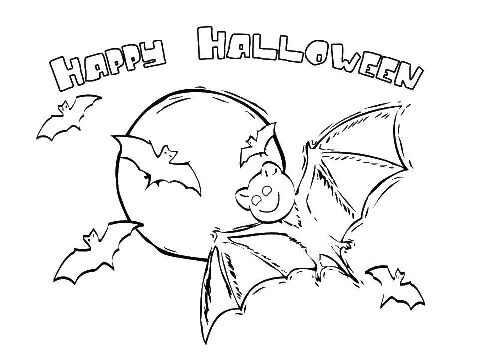 Coloring Halloween. Category Halloween. Tags:  Halloween.