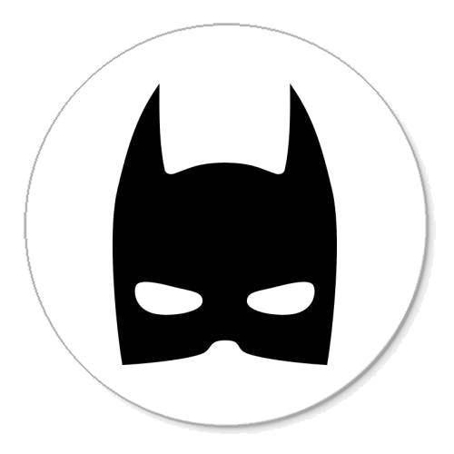 Coloring Mask betmana. Category superheroes. Tags:  mask, Batman.