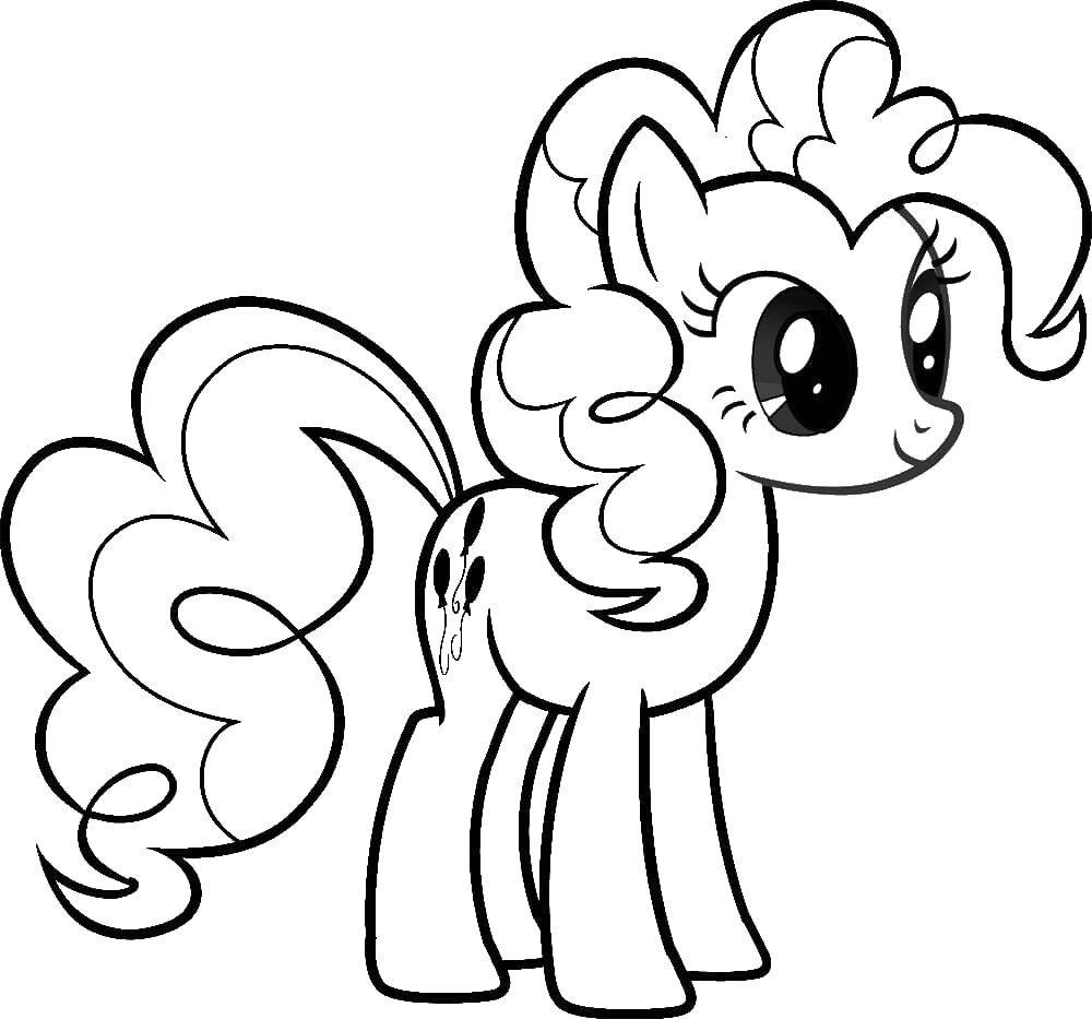Название: Раскраска Мой маленький  пони пинки пай. Категория: мой маленький пони. Теги: пони, Пинки.