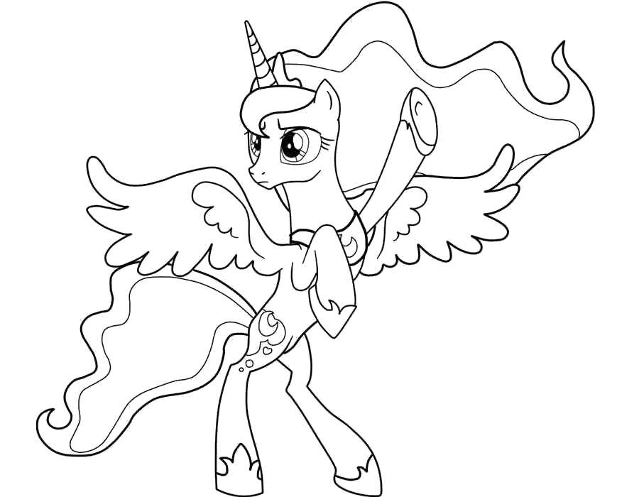 Coloring Daring pony. Category Ponies. Tags:  Pony, My little pony.