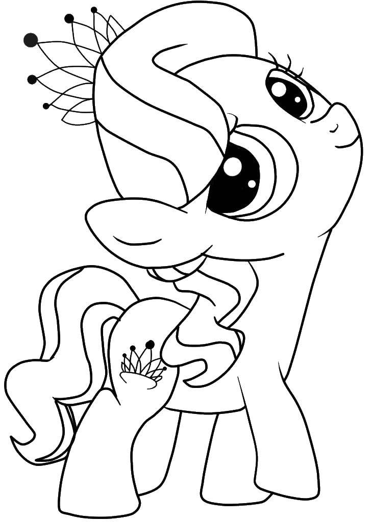 Coloring Sweetie Belle. Category my little pony. Tags:  sweetie Belle, pony.