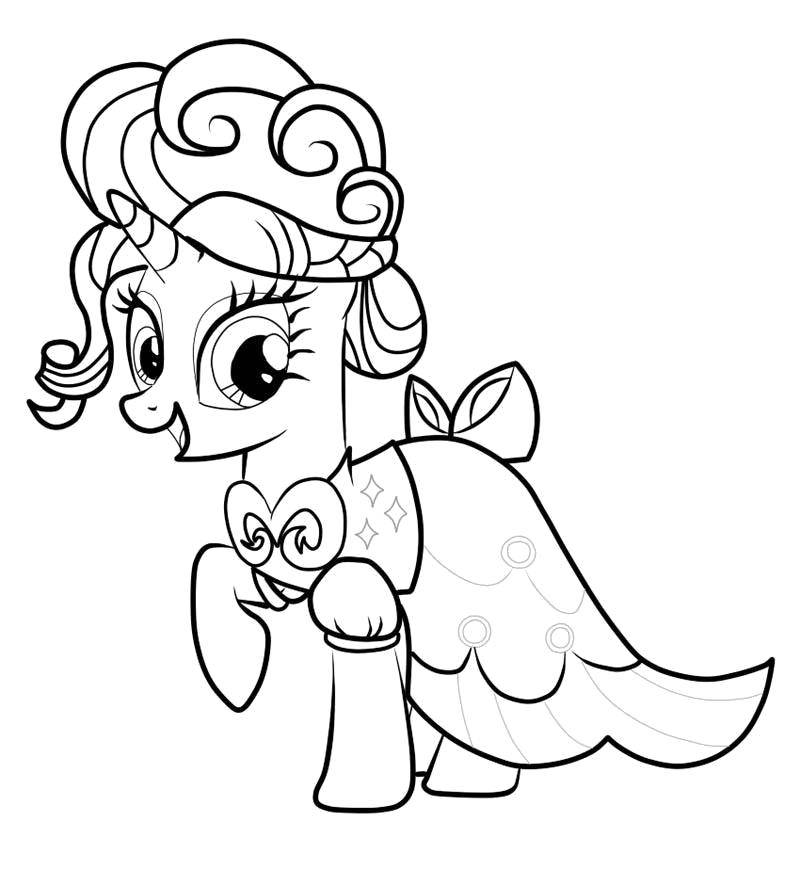 Coloring Pony Princess. Category my little pony. Tags:  Pony, My little pony.
