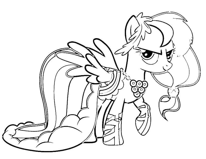 Coloring Pony. Category Ponies. Tags:  ponies.