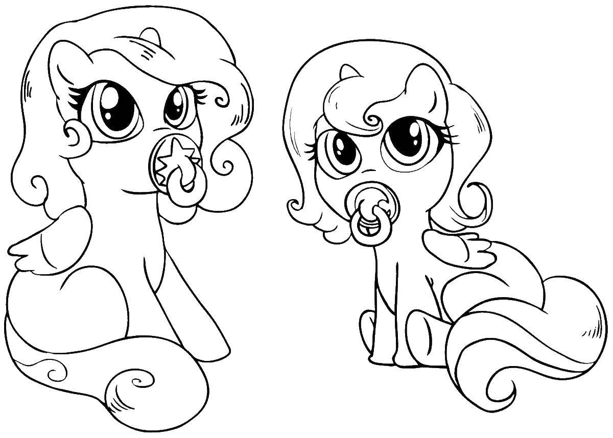 Coloring Panasci baby. Category Ponies. Tags:  Pony, My little pony.