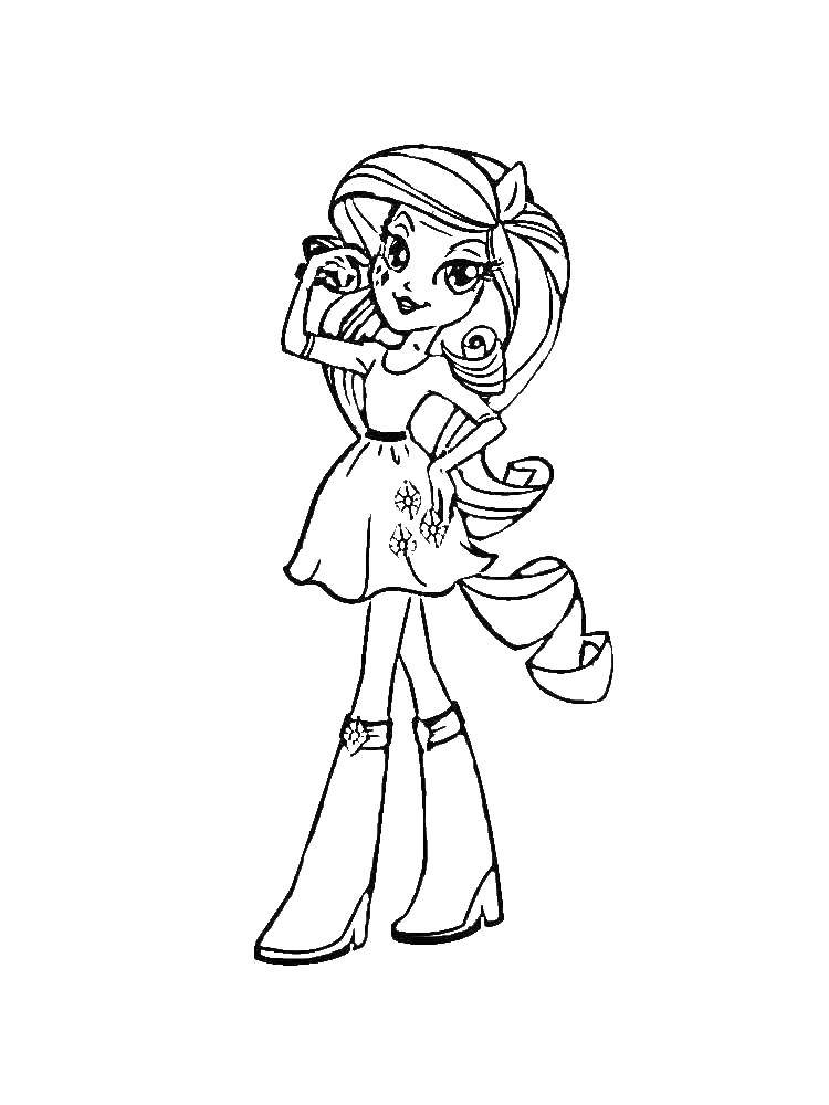 Coloring A character from monster high. Category Monster High. Tags:  Monster High.