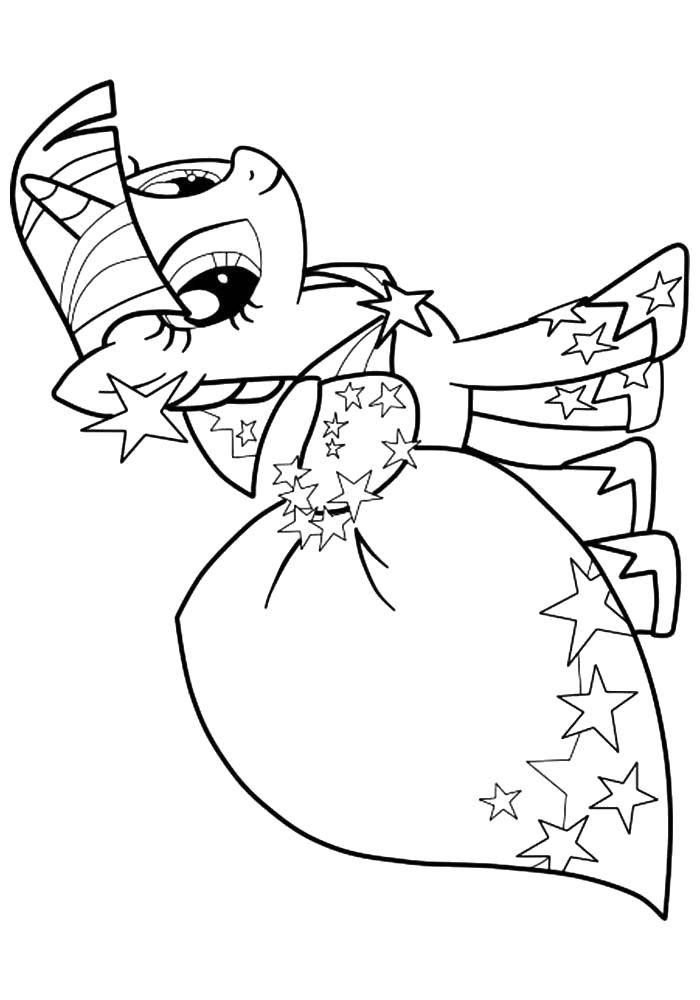 Coloring Ponies in the stars. Category Ponies. Tags:  Pony, My little pony.