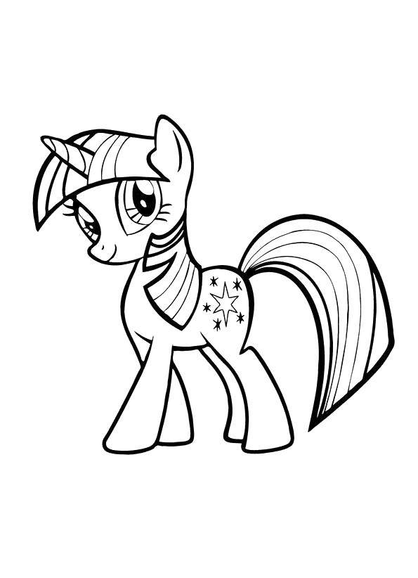 Название: Раскраска Поняшка из my little pony. Категория: мой маленький пони. Теги: Пони, "My little pony".