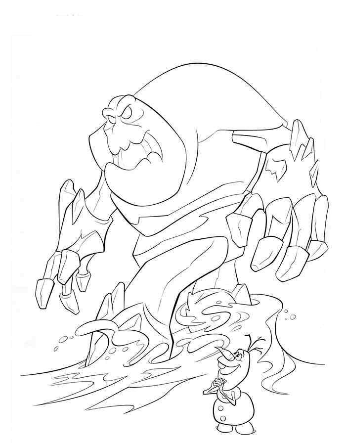 Coloring Cartoon characters cold heart. Category Disney coloring pages. Tags:  Disney, Elsa, frozen, Princess.