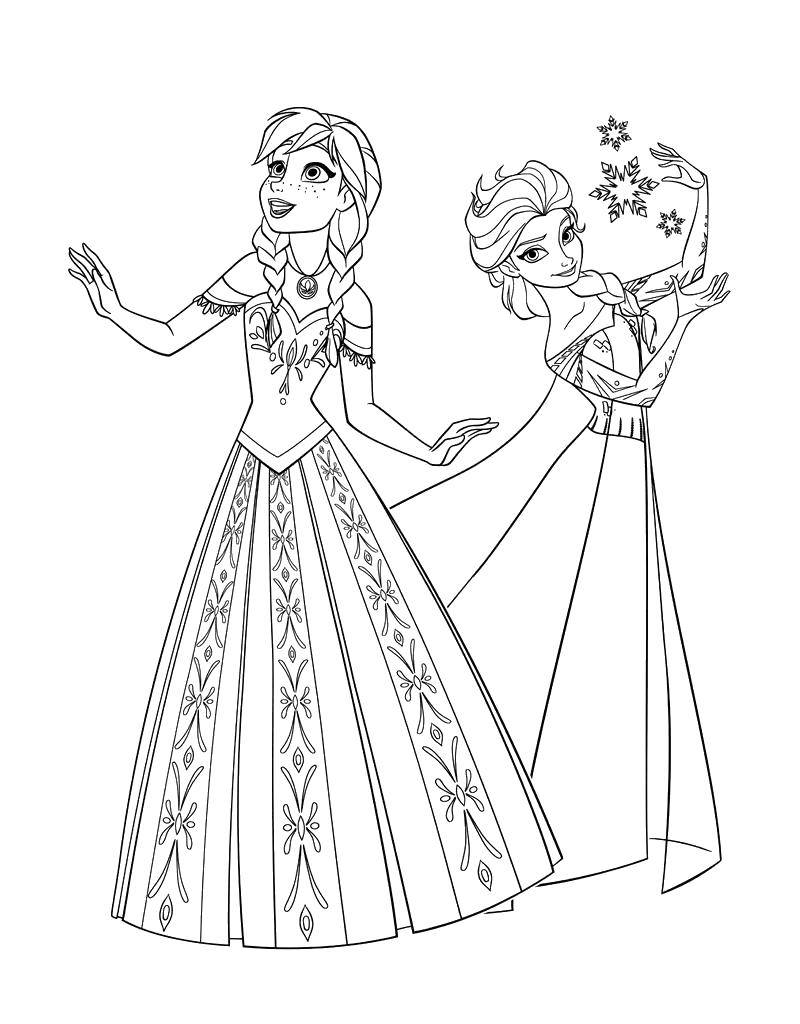 Coloring Cartoon characters cold heart. Category Cartoon character. Tags:  Disney, Elsa, frozen, Princess.