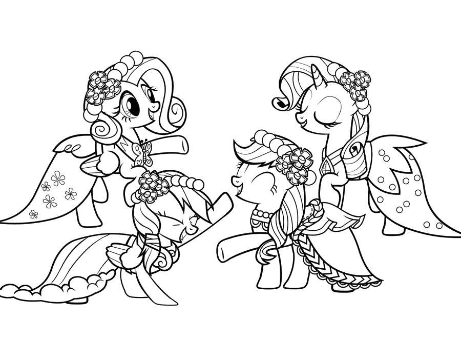 Coloring Ponies from my little pony in Royal attire. Category Ponies. Tags:  Pony, My little pony.