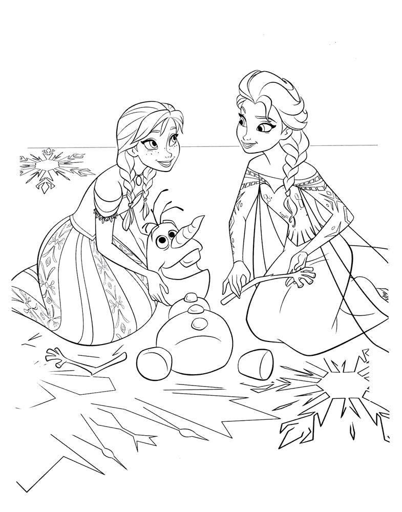 Coloring Cartoon characters cold heart. Category Disney cartoons. Tags:  Disney, Elsa, frozen, Princess.