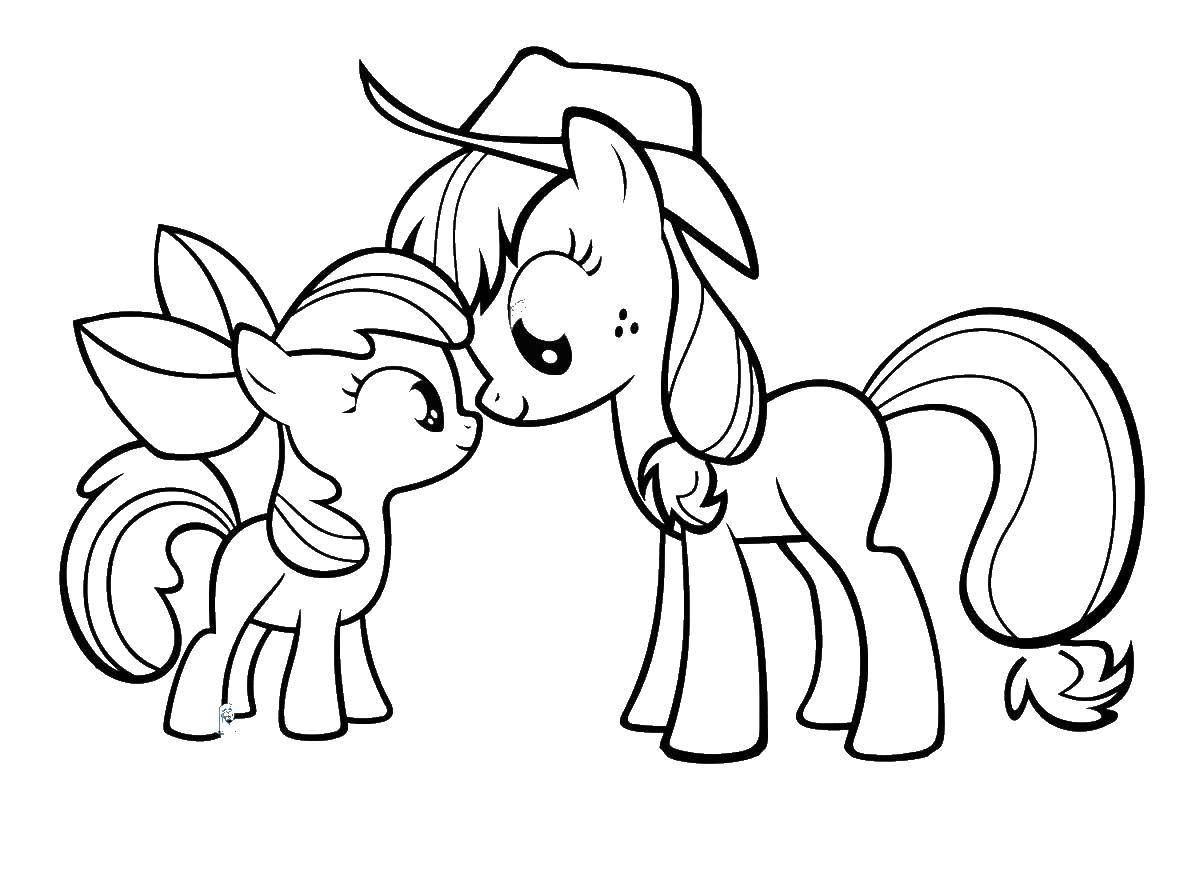 Coloring Ponies from my little pony. Category my little pony. Tags:  Pony, My little pony.