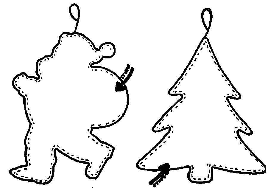 Coloring Christmas tree and Santa Claus. Category new year. Tags:  tree, Santa Claus.