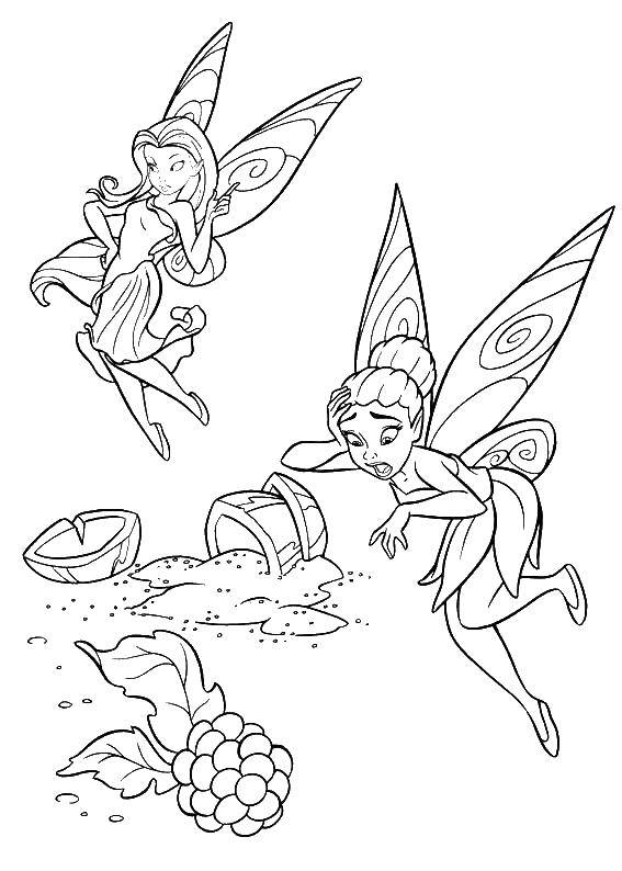 Coloring Fairies and broken things. Category fairies. Tags:  fairies Dingding.