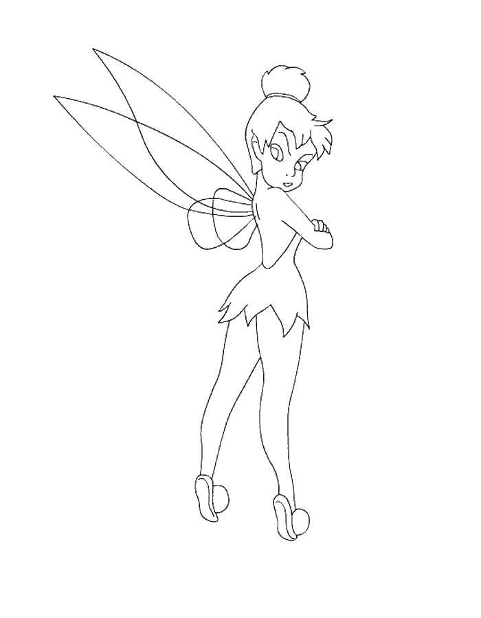 Coloring Fairy Dinh Dinh. Category fairies. Tags:  fairy, Dindin.