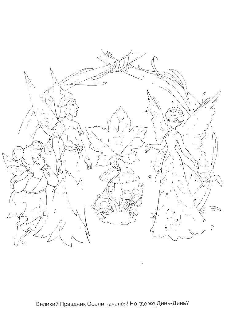Coloring Queen Clarion. Category fairies. Tags:  fairies.