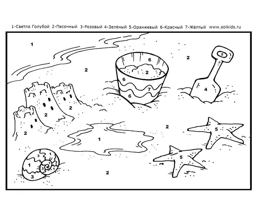 Coloring Sandbox. Category Coloring pages for kids. Tags:  The sandbox.