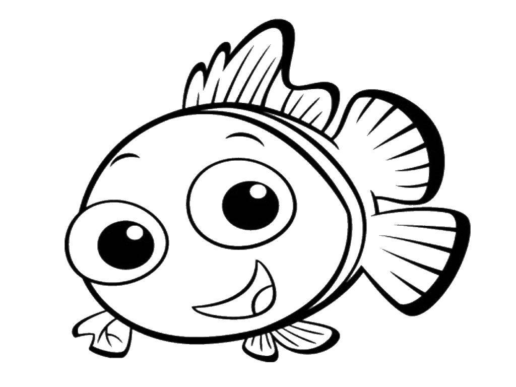 Coloring Nemo. Category Cartoon character. Tags:  Cartoon character.