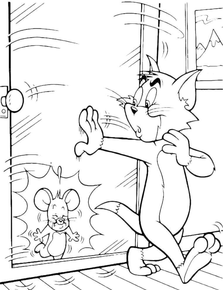 Coloring Tom was framed Jerry. Category Tom and Jerry. Tags:  Character cartoon, Tom and Jerry.