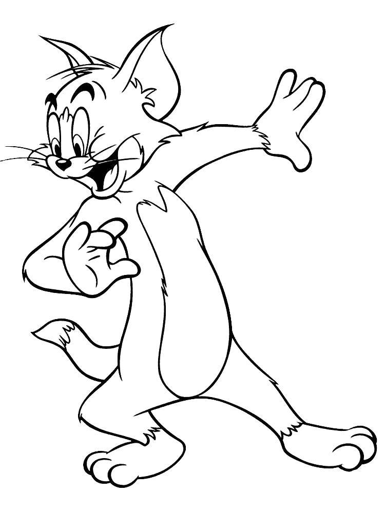 Coloring Tom. Category Tom and Jerry. Tags:  Character cartoon, Tom and Jerry.