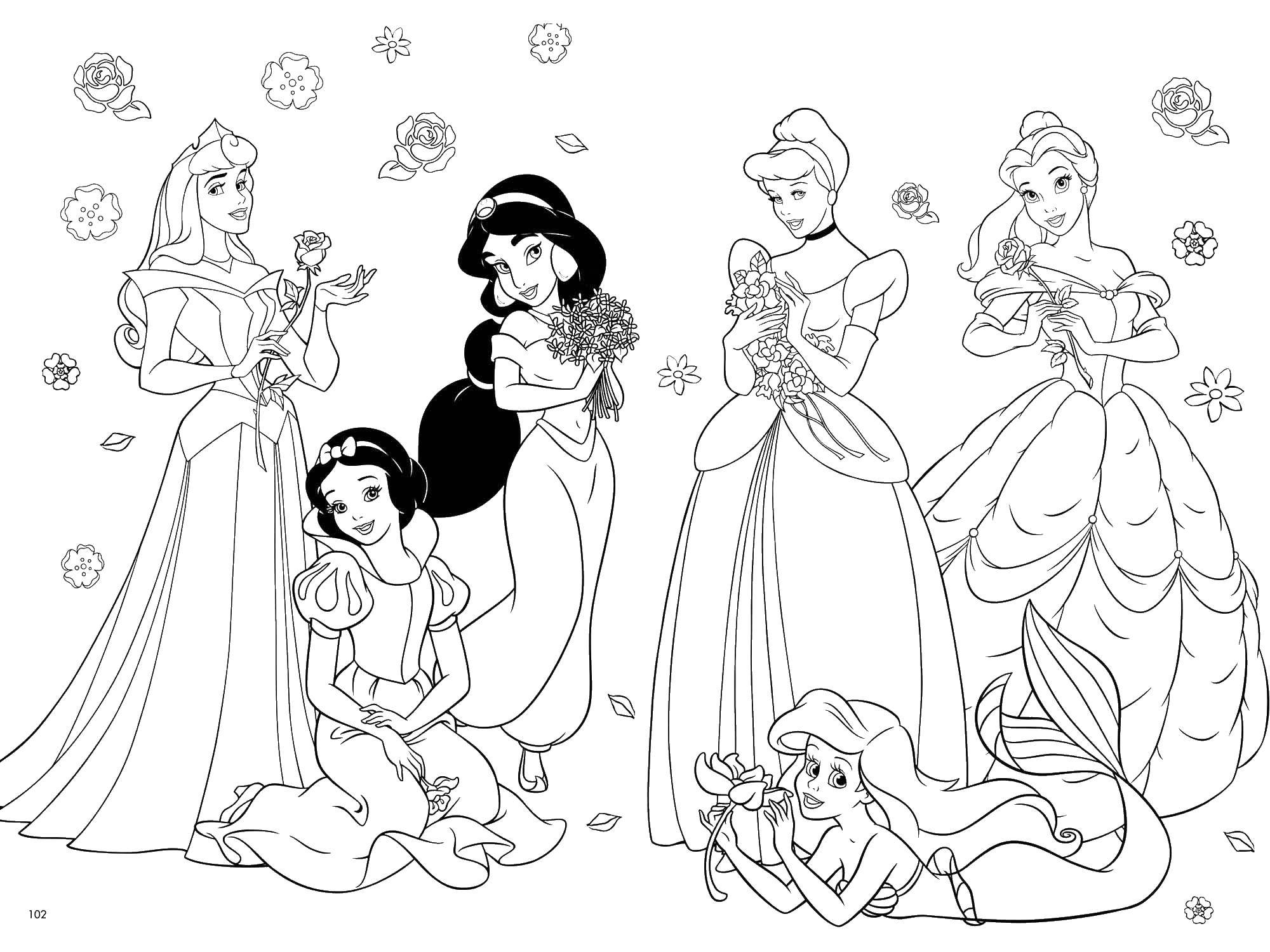 Coloring Disney Princess. Category Princess. Tags:  Princess.