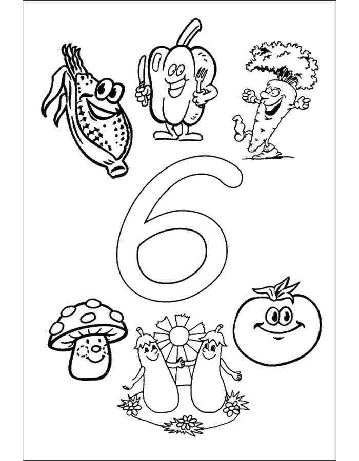 Coloring Figure 6. Category coloring figures. Tags:  Numbers , account numbers.