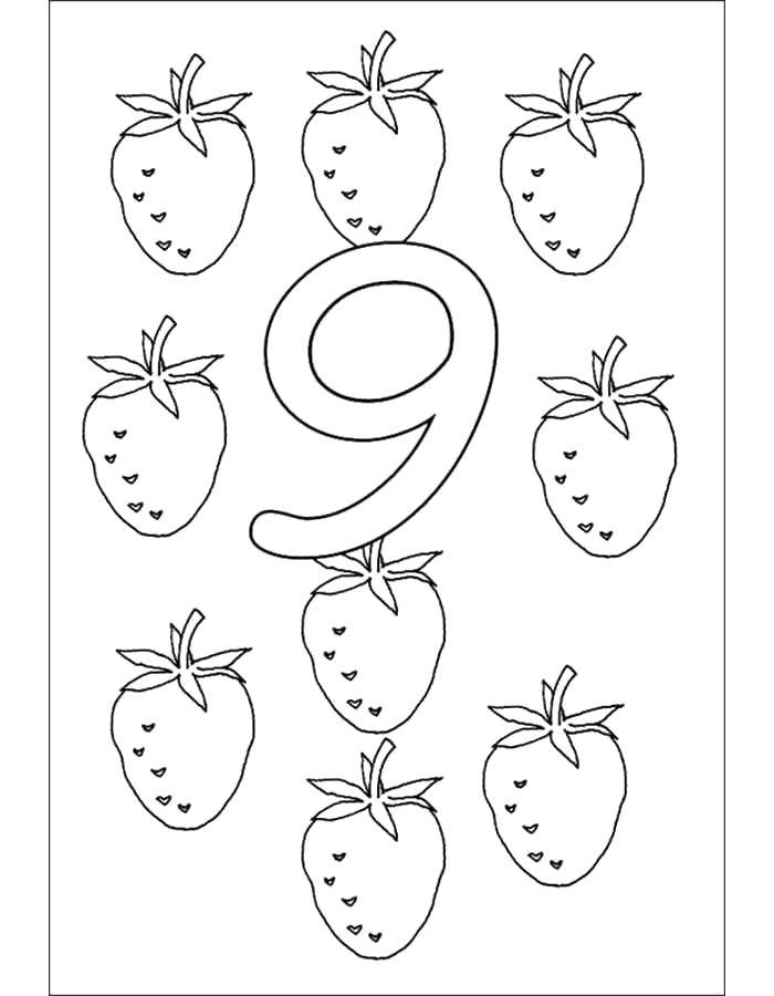 Coloring Figure 9. Category coloring figures. Tags:  Numbers , account numbers.